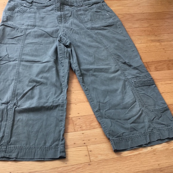 Christopher&Banks Green Capris Pants - Picture 9 of 13